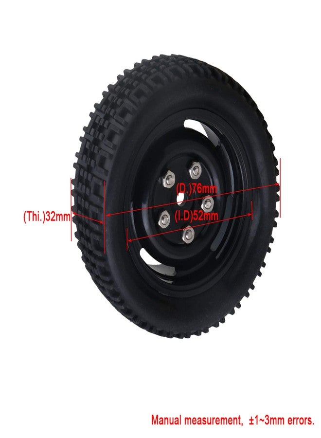 مكس فانز طقم إطارات Mxfans 20662 لسيارات الرالي على الطرق الممهدة بمقياس 1/10، بأربعة ثقوب وحواف عجلات، رقم الموديل 20662. - Image 5